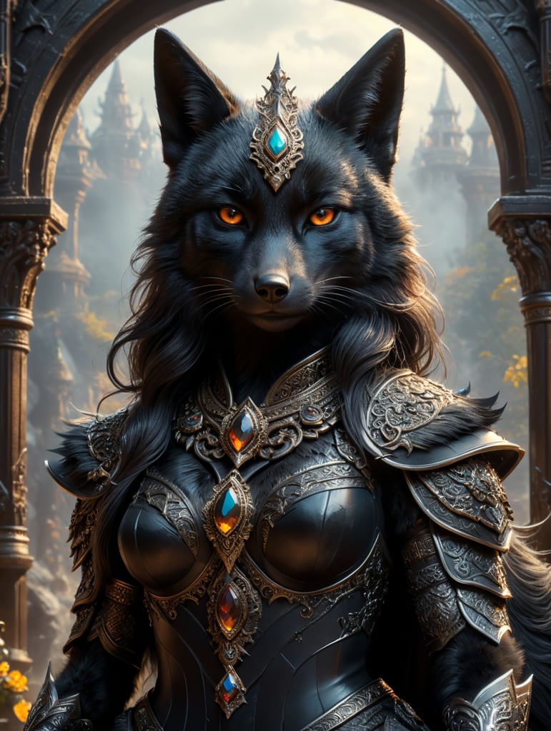 Black fox princess