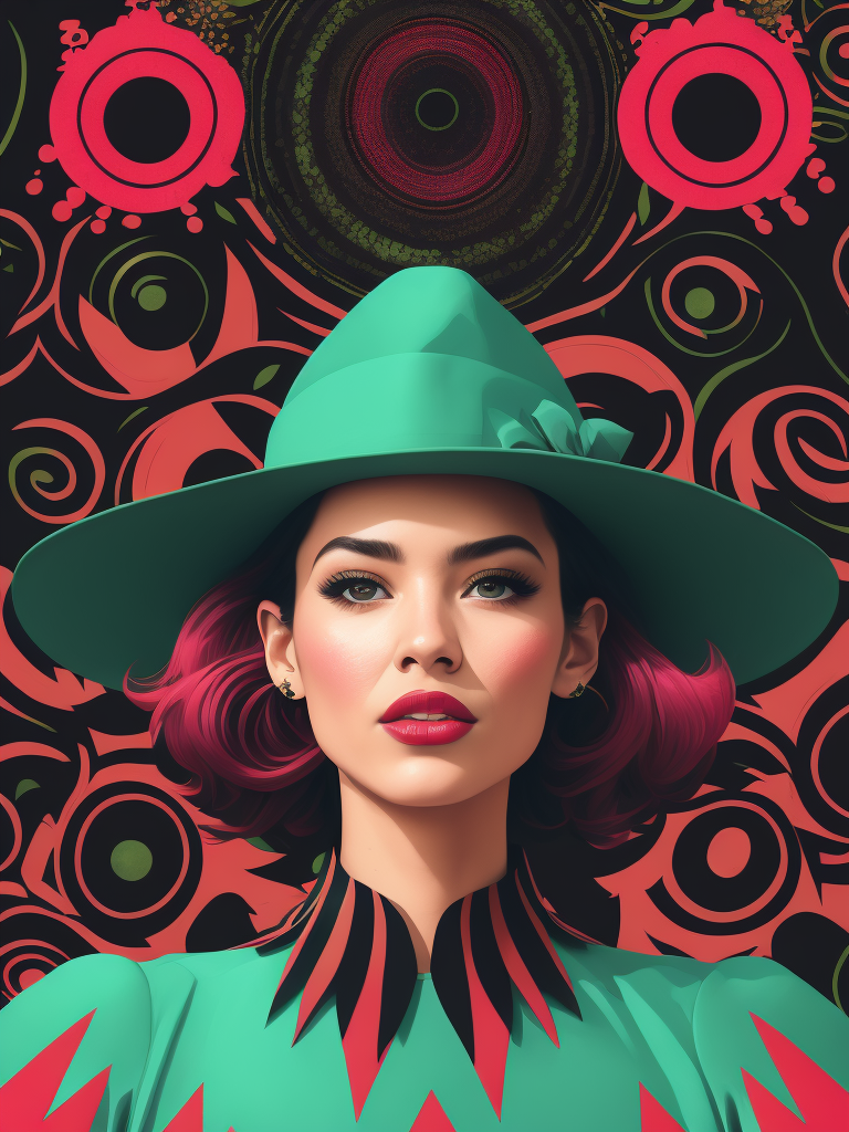 pink green black cream noise patterns risograph girl, happy surrealism, fashion, shot on sony, edited with Maya, Nuke, Blender, Fusion, Houdini