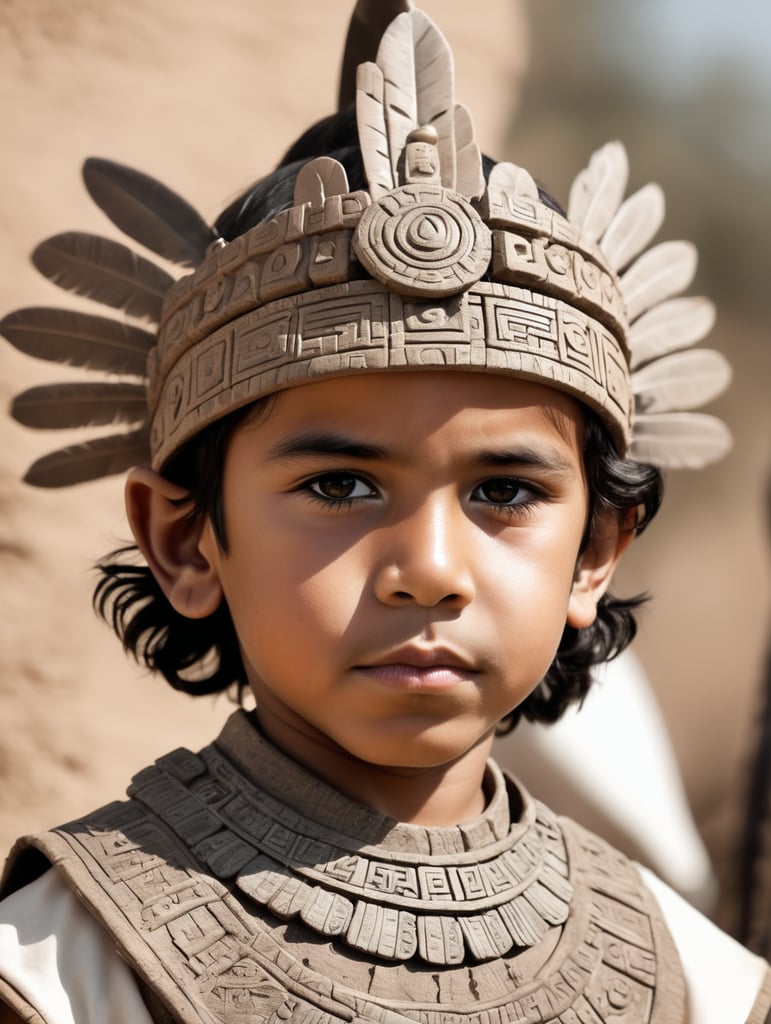Young Aztec prince.