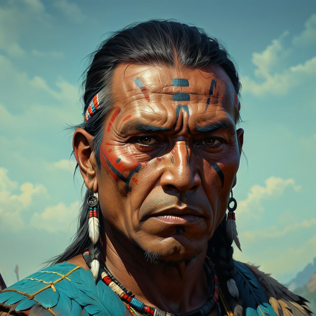 Native Americans Illustration