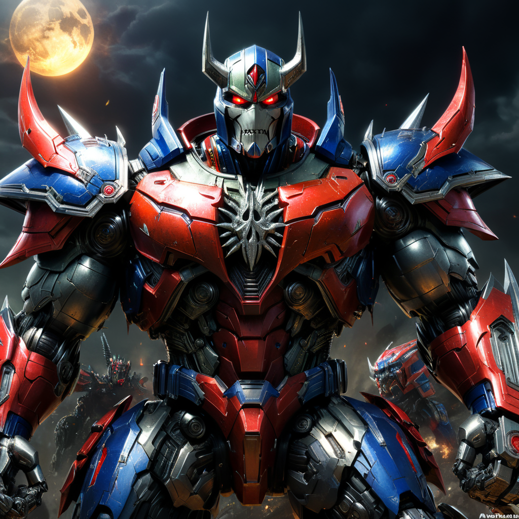 Spawn and Optimus prime combined