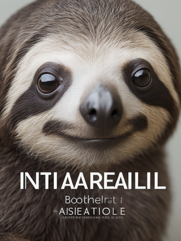 A sloth on the cover of a fashion magazine