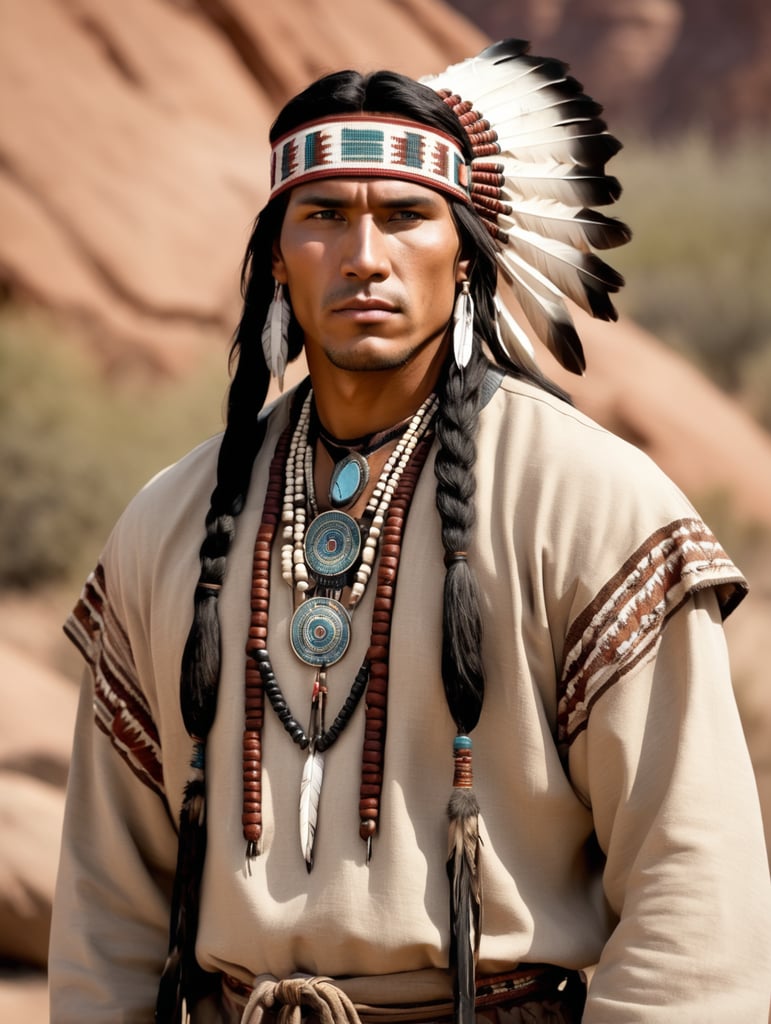 original clothing native American male