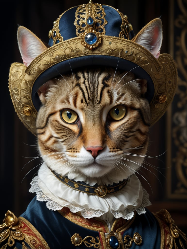 گربه باکلاه فرانسوی رنسانس