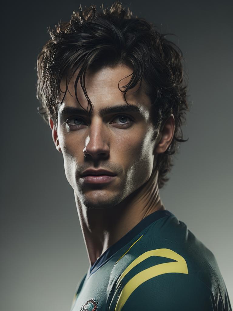 Portrait of a Davor Suker soccer player