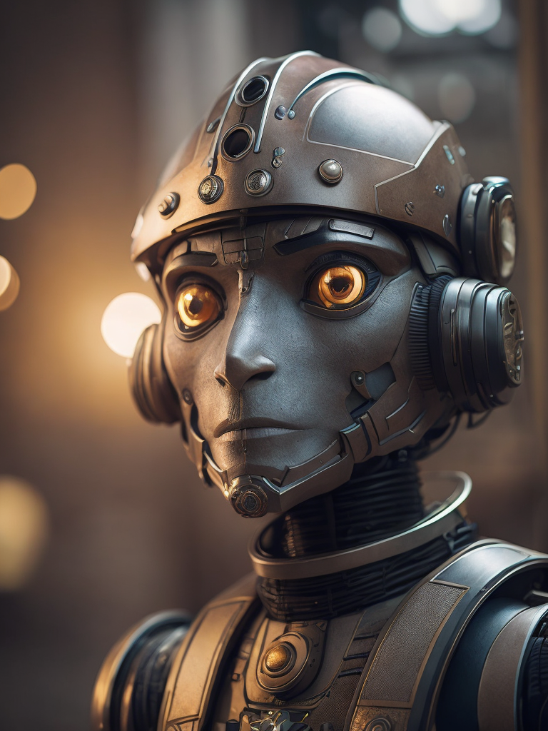 very strange and funny robot