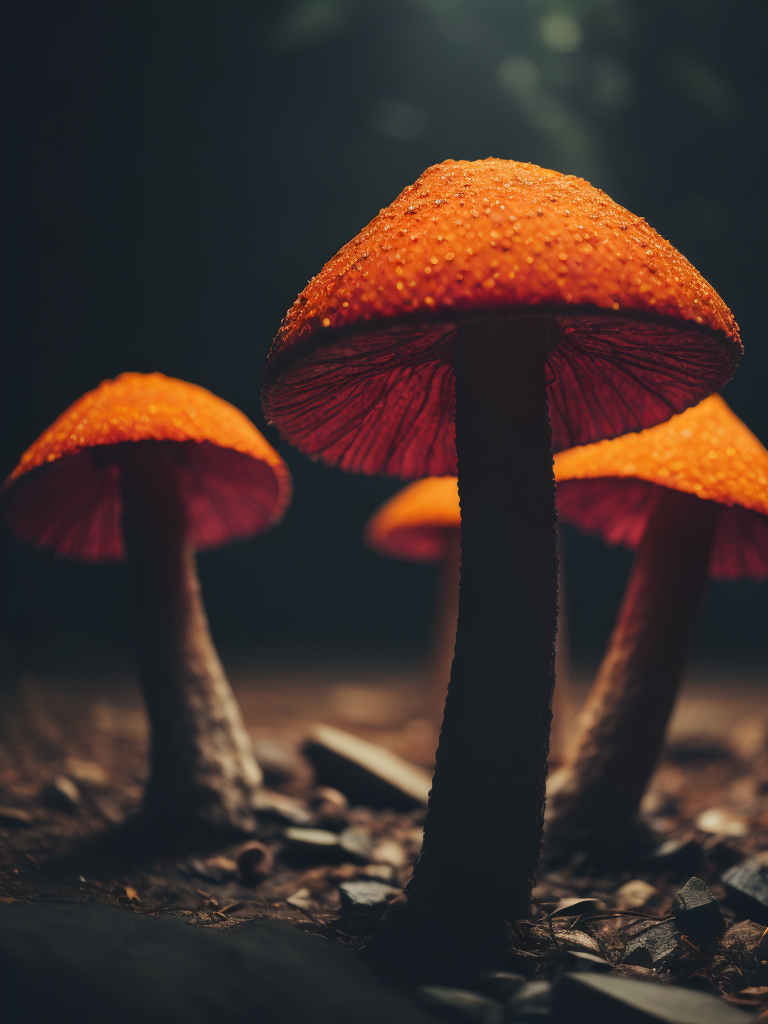 fluorescent mushrooms