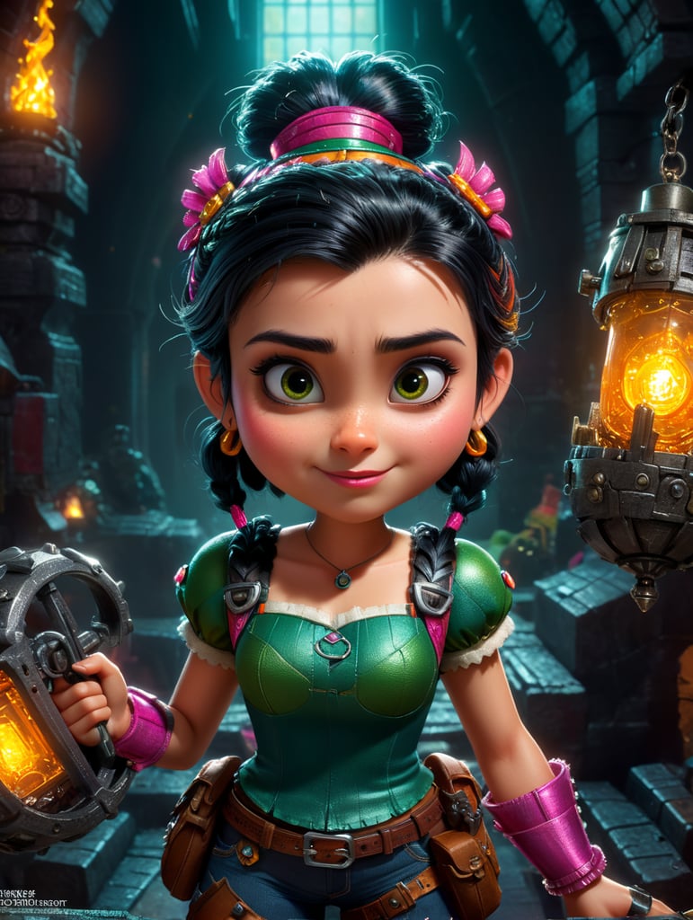 Vanellope von Schweetz, navel