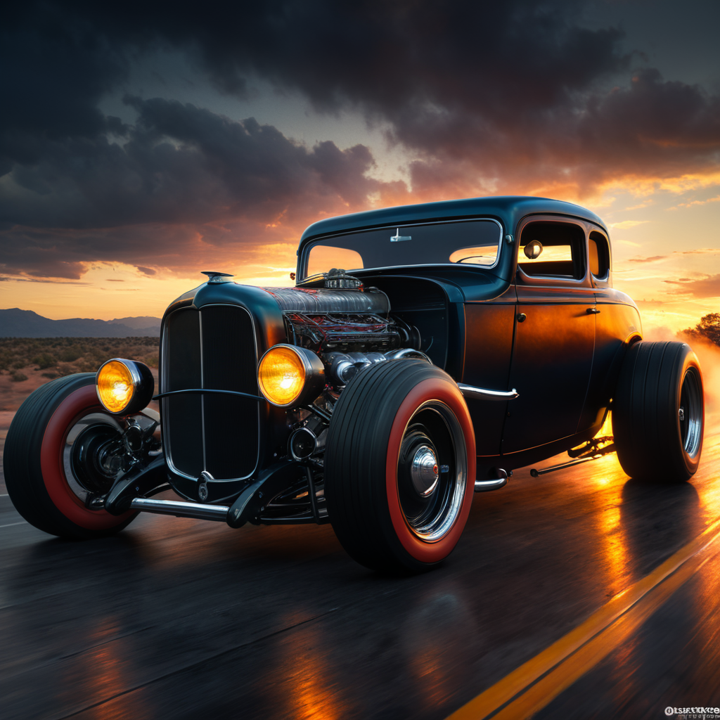 Hot Rod car