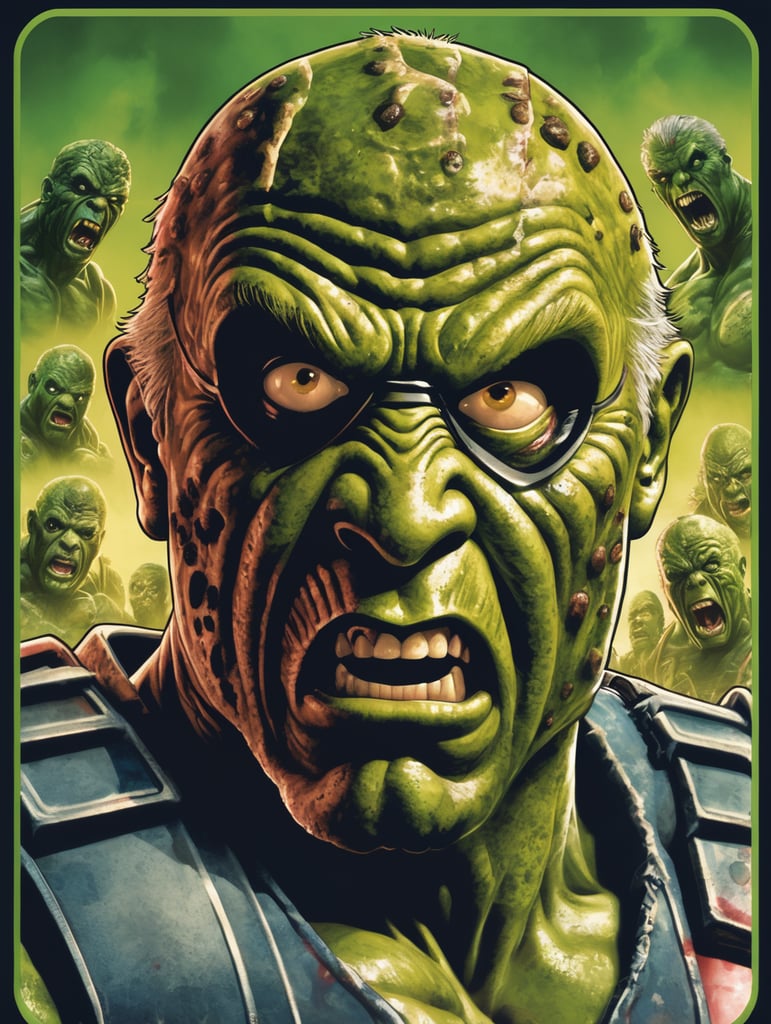 The Toxic Avenger Movie sticker artwork