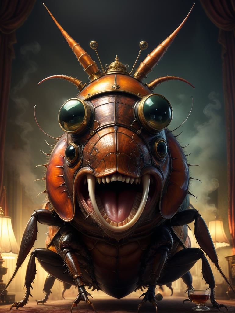 very weird cockroach