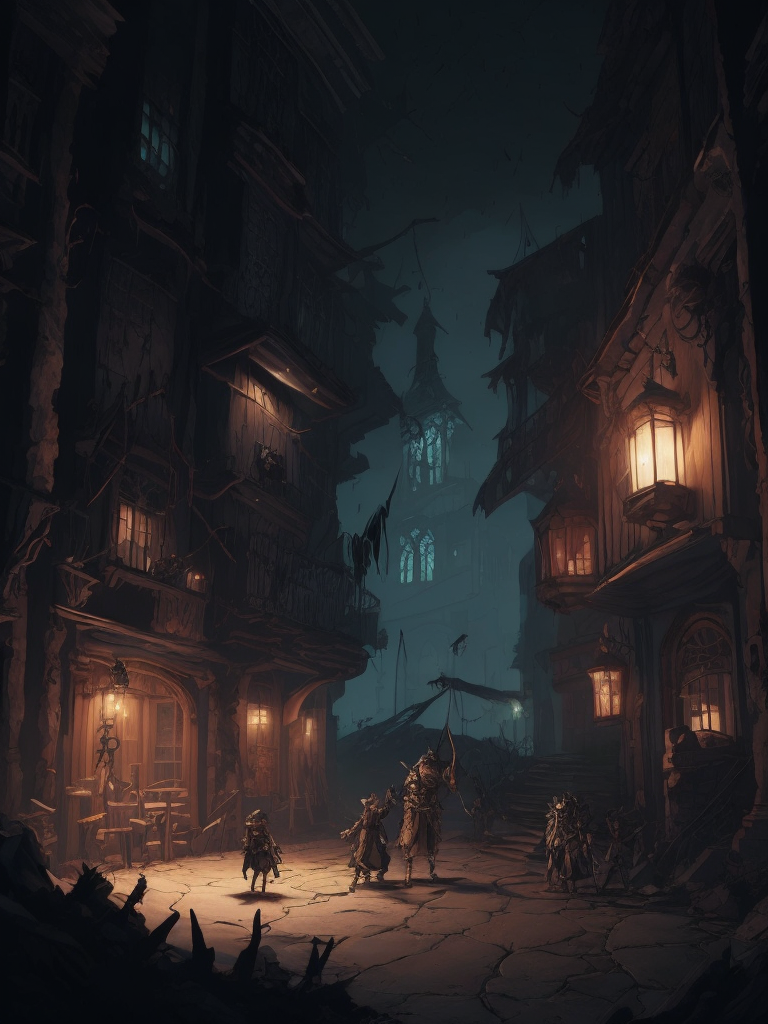 Concept art for darkest dungeon