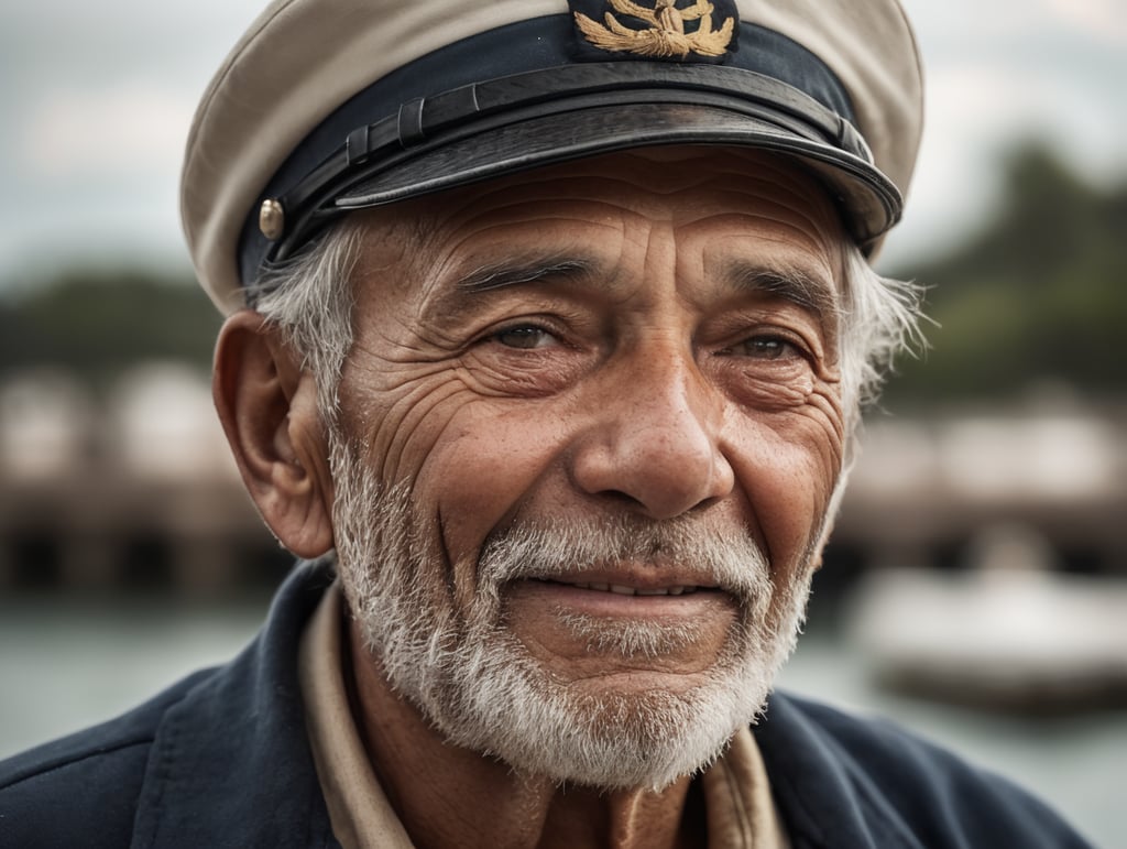 marinero viejo con solo un diente