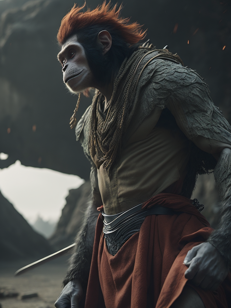 monkey king wukong, action