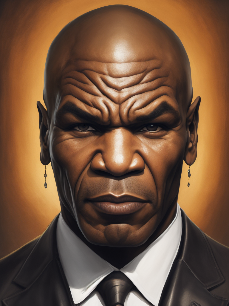 mike tyson by peter howson