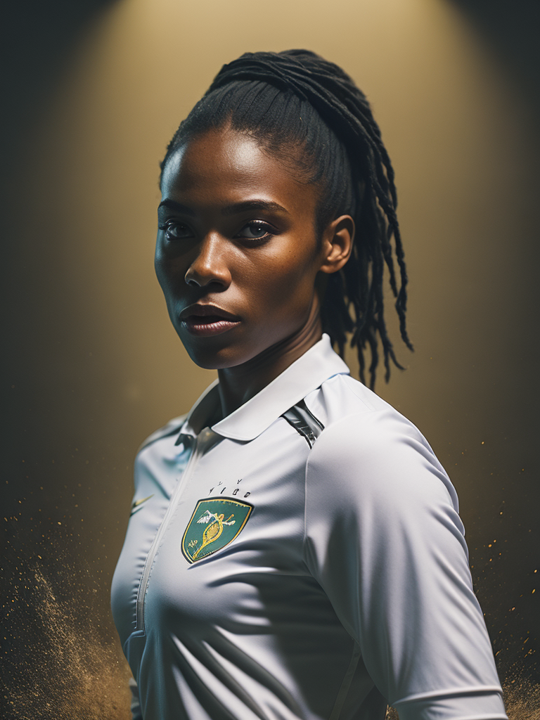 Epic Portrait of a Women Soccer Player, Fifa Women's World Cup, South Africa