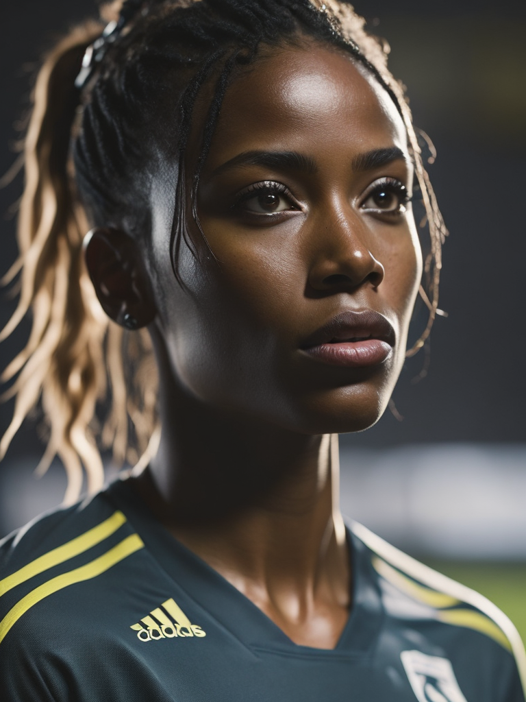 Epic Portrait of a Women Soccer Player, Fifa Women's World Cup, South Africa