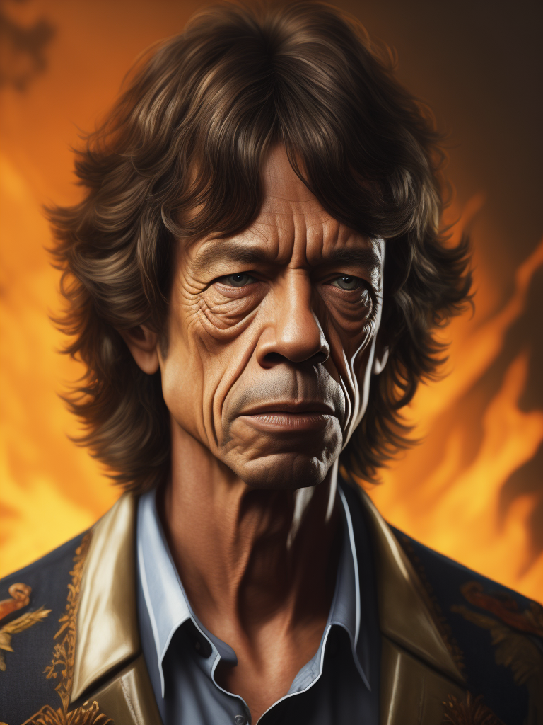 Mick Jagger as conviced mexican criminal