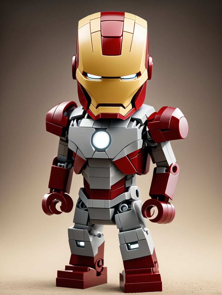 ironman as a lego character