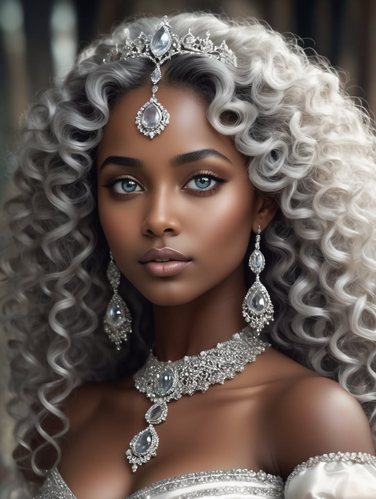 Une princesse qui s’appelle Celena. Elle est la Lune. Elle a la peau très foncé et ses cheveux sont blancs, longs et bouclés. Ses yeux et ses sourcils sont également blancs. Elle porte une somptueuse robe recouverte d’argent et de pierres précieuses