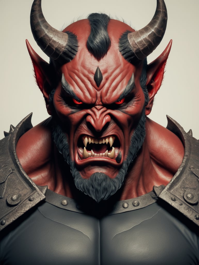 Devil angry