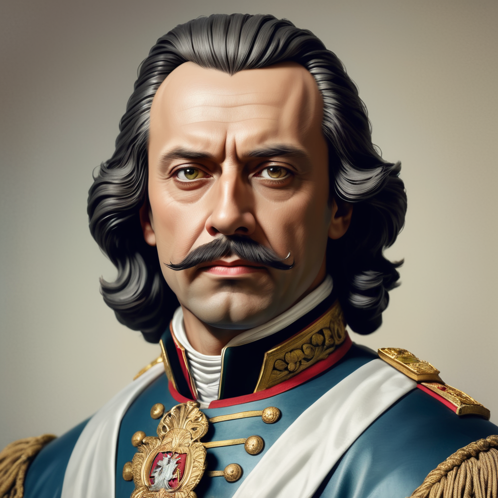 Peter the Great, front view