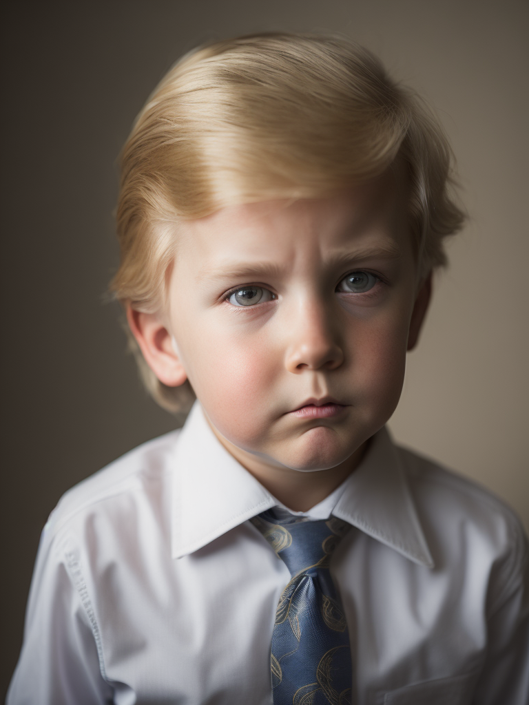 Donald Trump as a kid