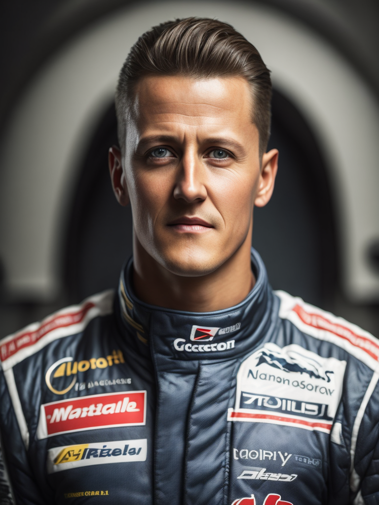 portrait of a Michael Schumacher
