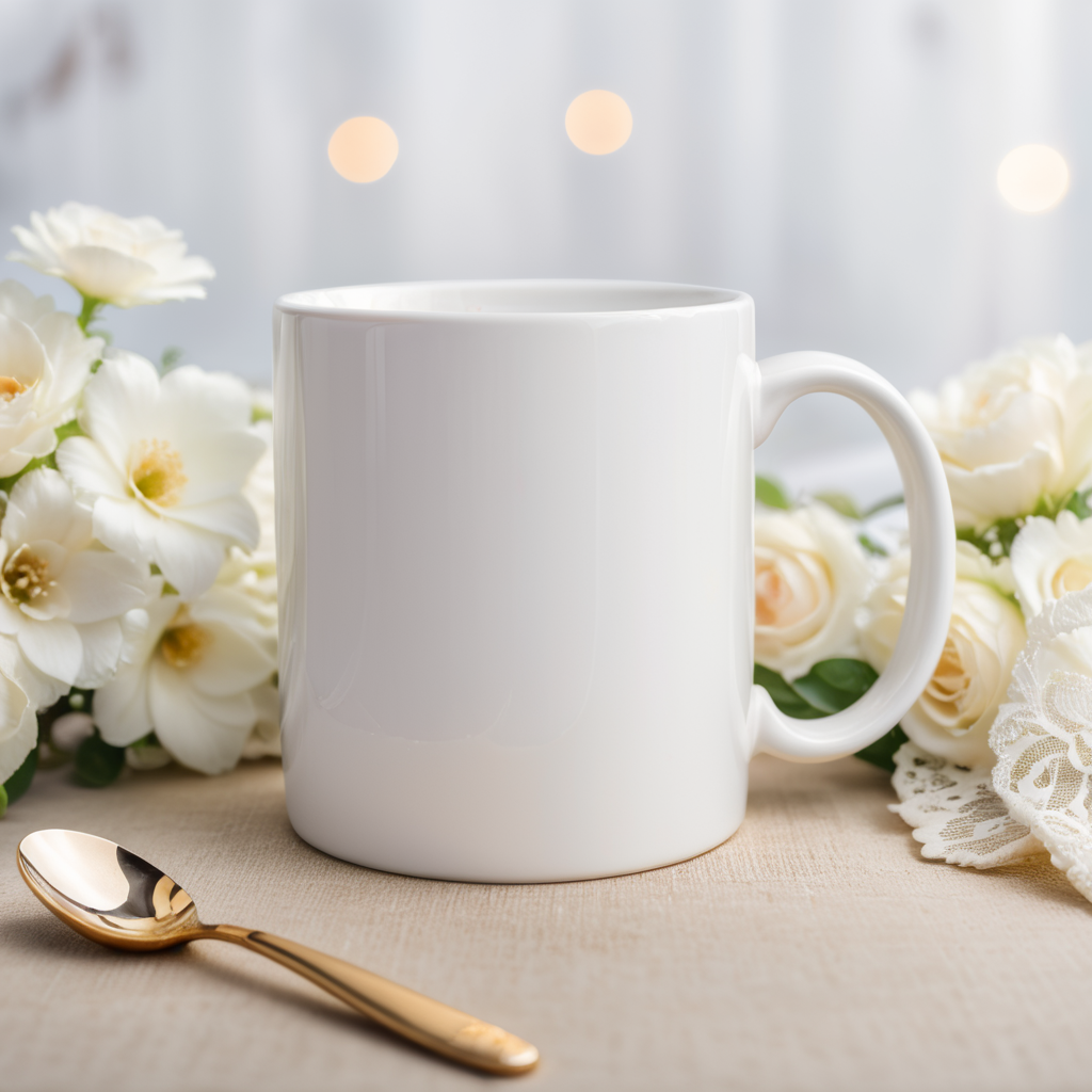 Wedding white mug