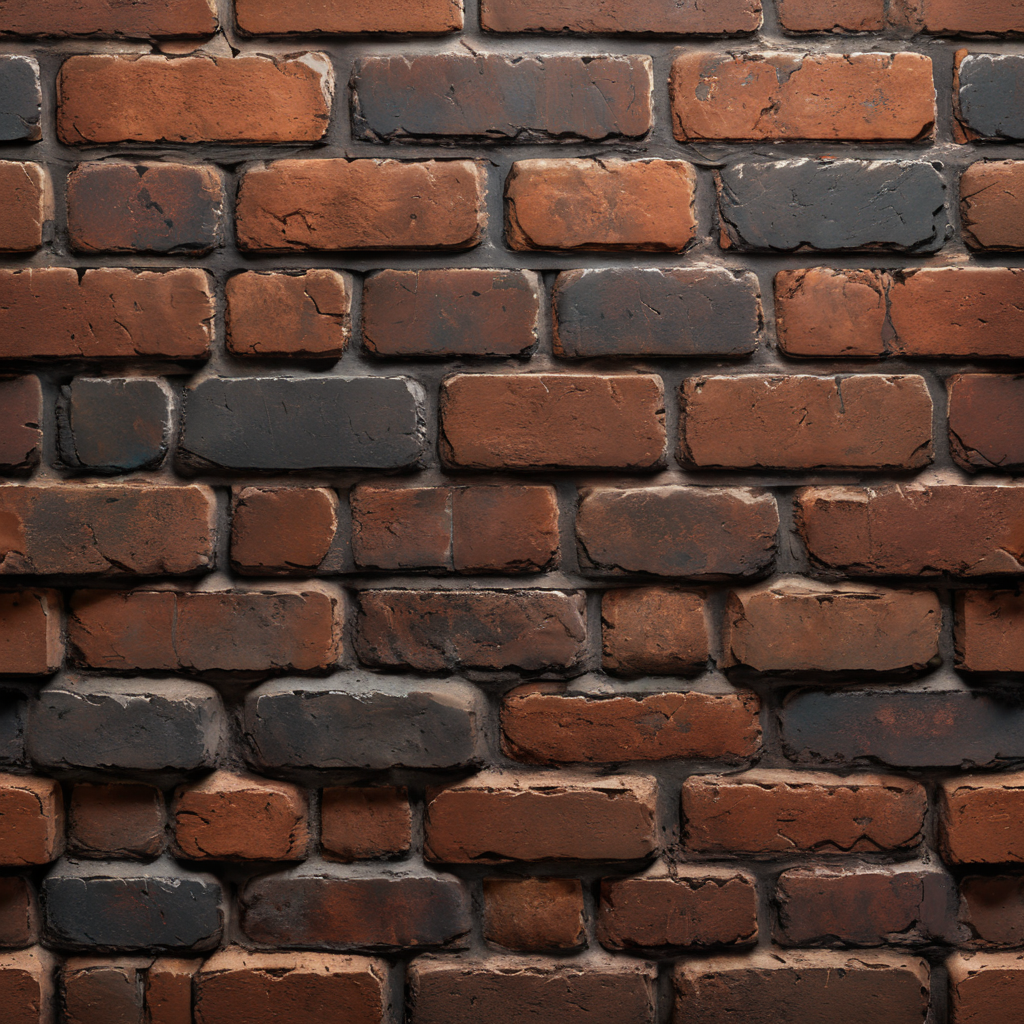 Old Brown brick texture, seamless