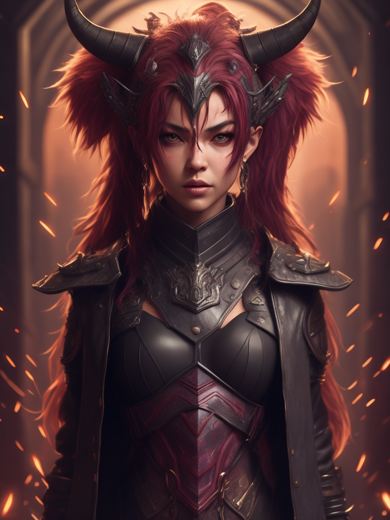 demon girl anime Mina ‘Pinky’ Ashido