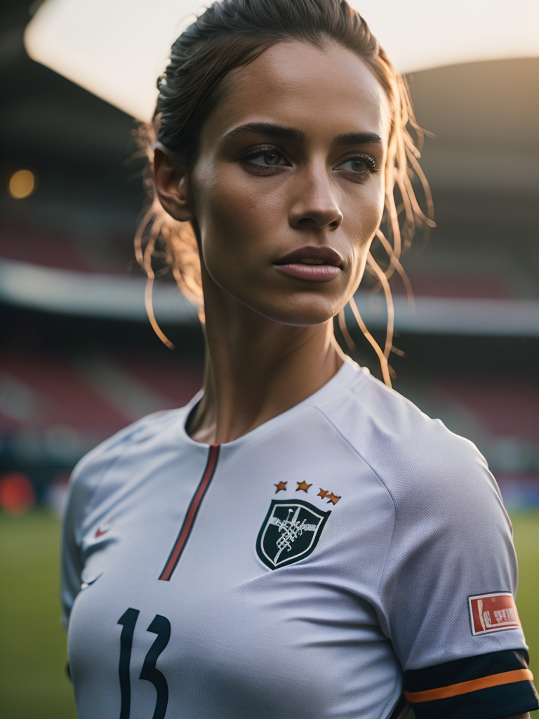 Epic Portrait of a Women Soccer Player, Fifa Women's World Cup, South Africa