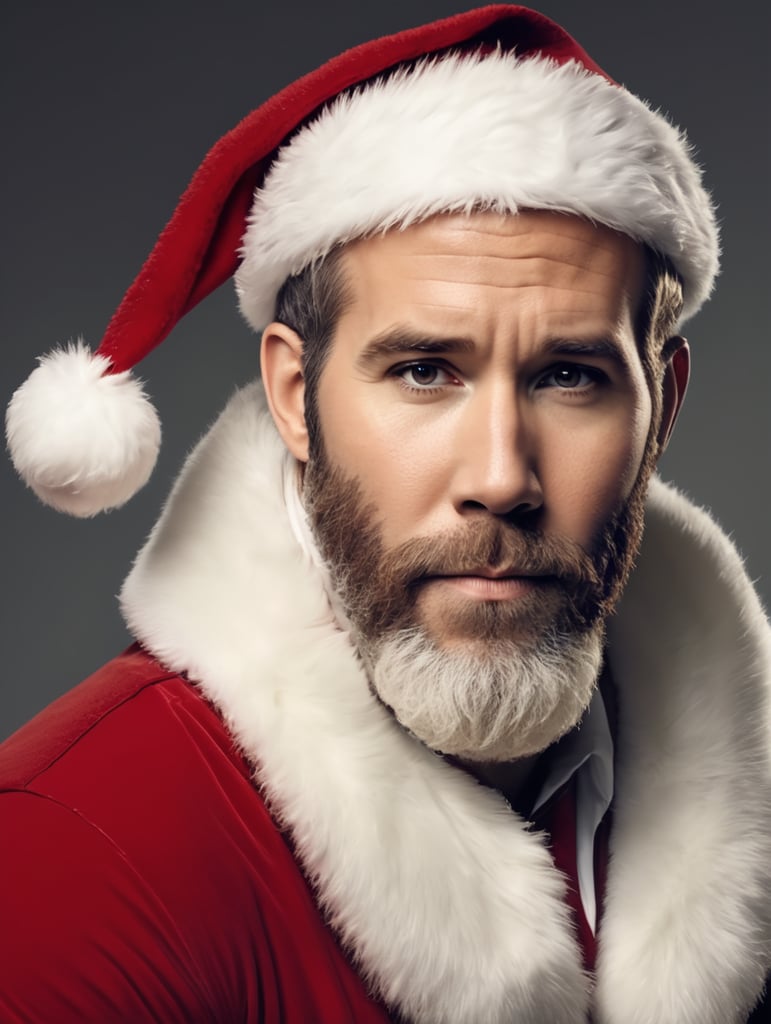 ryan reynolds dressed as santa