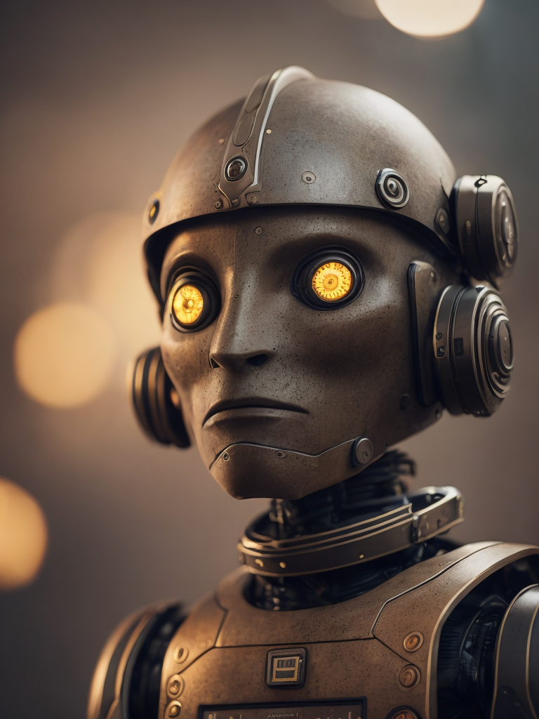 very strange and funny robot