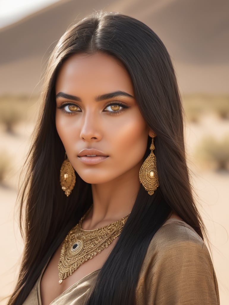 Premium Free ai Images | waist up willowy build bronzed skin young ...