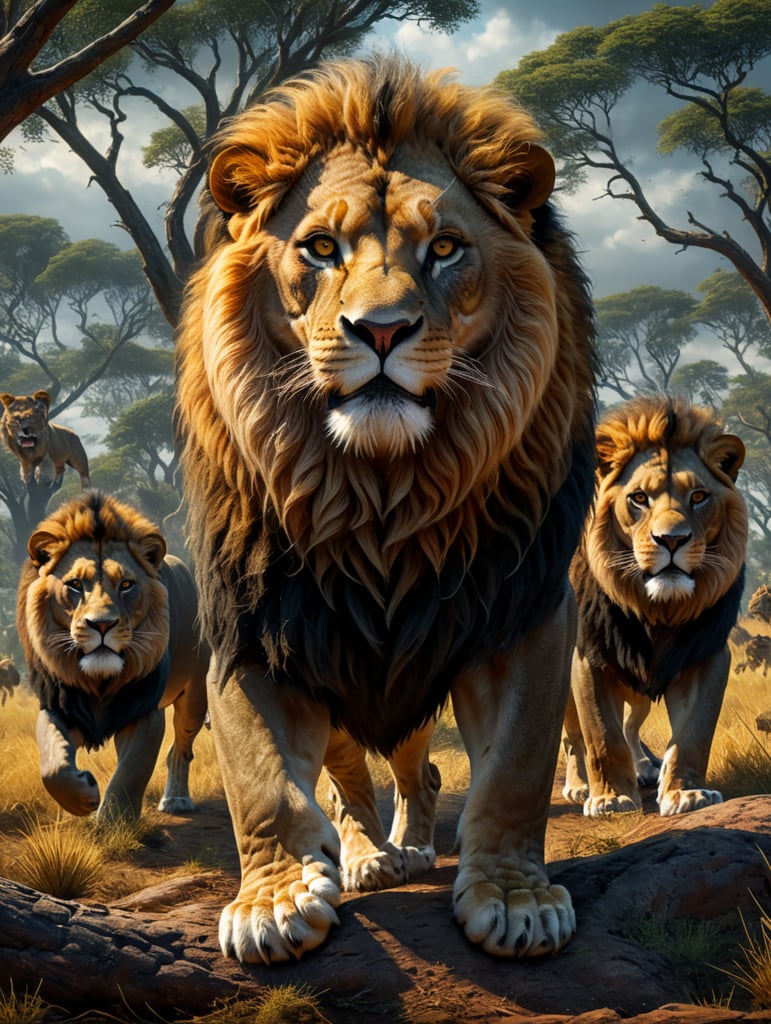 "Lions, the kings of the savanna, have some incredible traits."