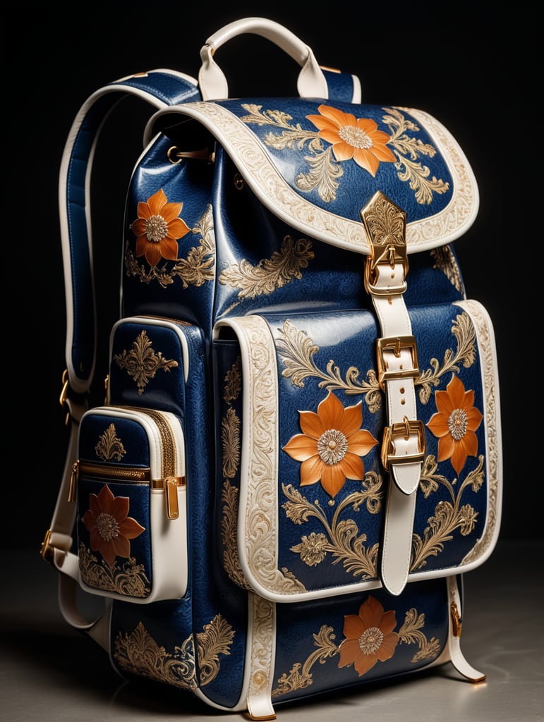 Backpack porcelaine mockup