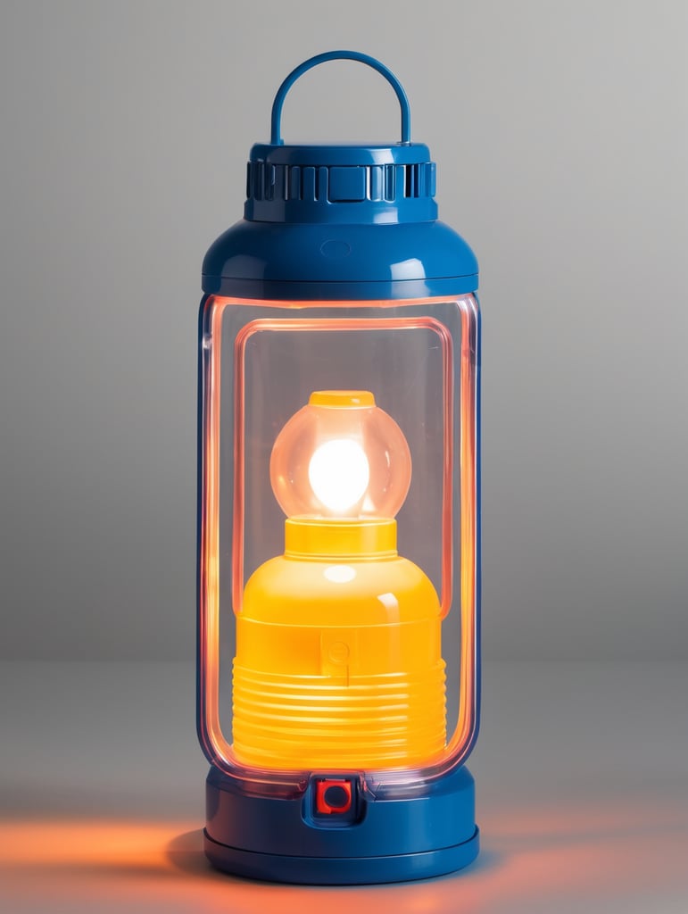 product shot of a Lantern inside a plastic capsule