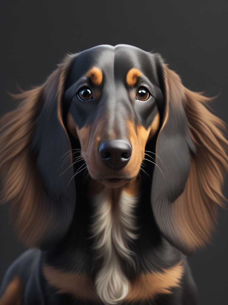 long-haired dachshund