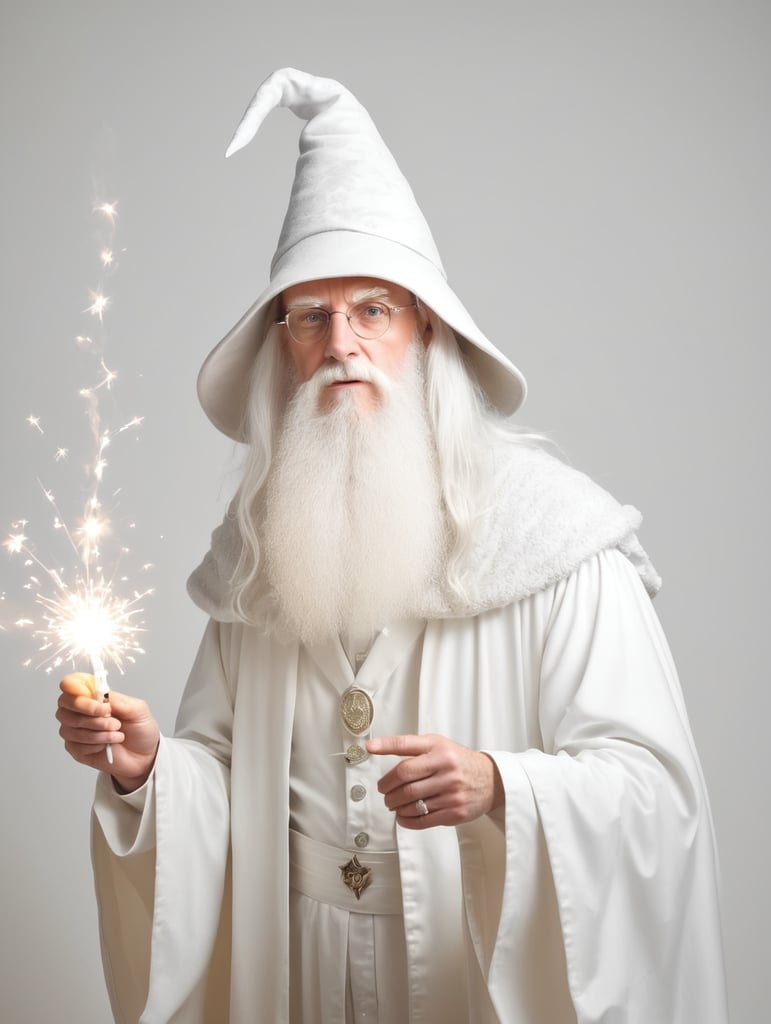 a wizard in a crazy party