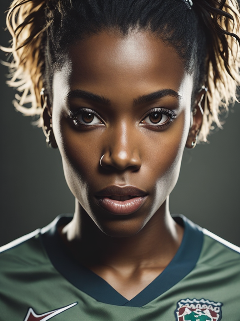 Epic Portrait of a Women Soccer Player, Fifa Women's World Cup, South Africa