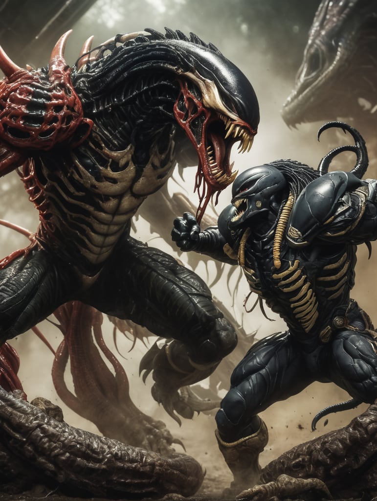 alien carnage vs venom predator