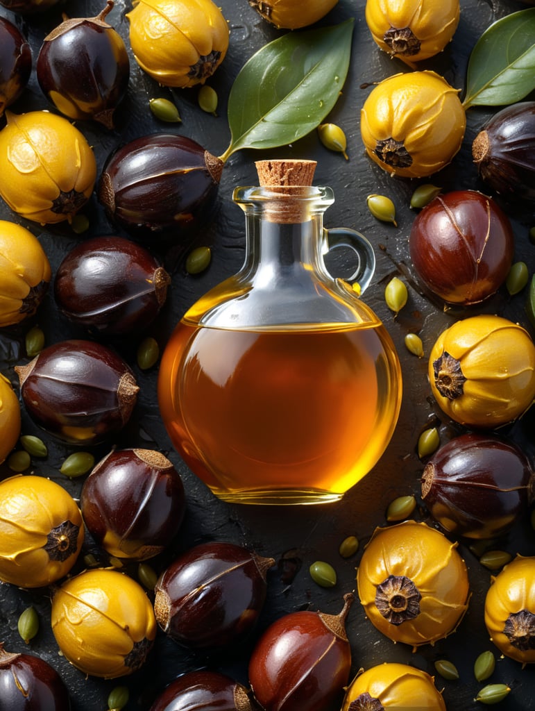 Jojoba oil is actually a liquid wax rather than a true oil. It is composed of long-chain esters of fatty acids and fatty alcohols.