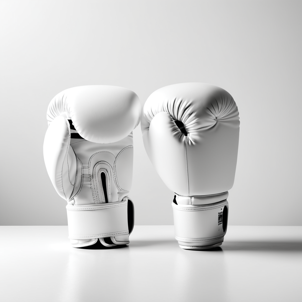 boxing gloves mockup