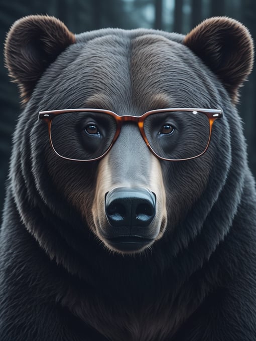 bear with glasses