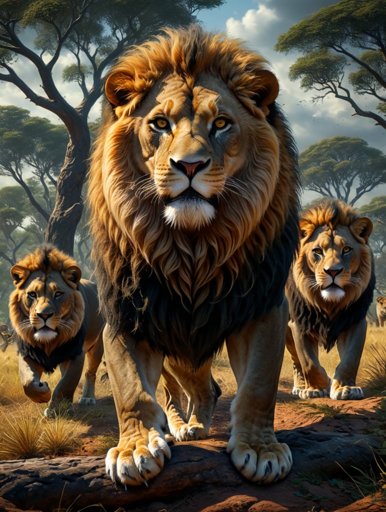 "Lions, the kings of the savanna, have some incredible traits."