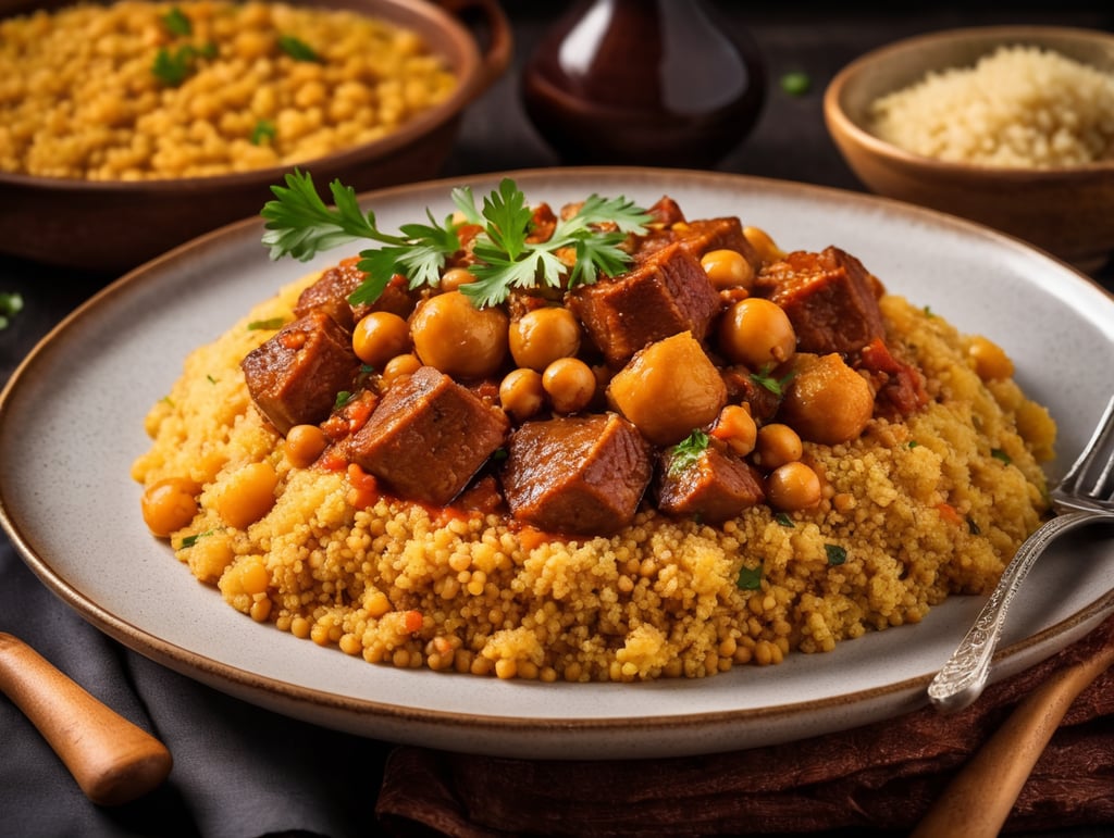 Libyan Chickpea with braised lamp 4:4:4