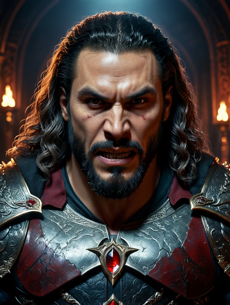 Jason Mamoa is Dracula the vampire.