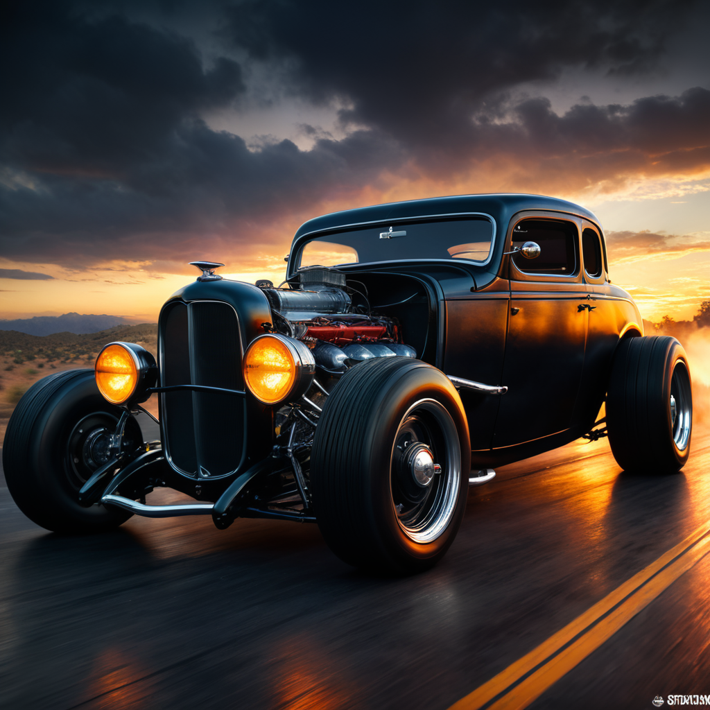 Hot Rod car