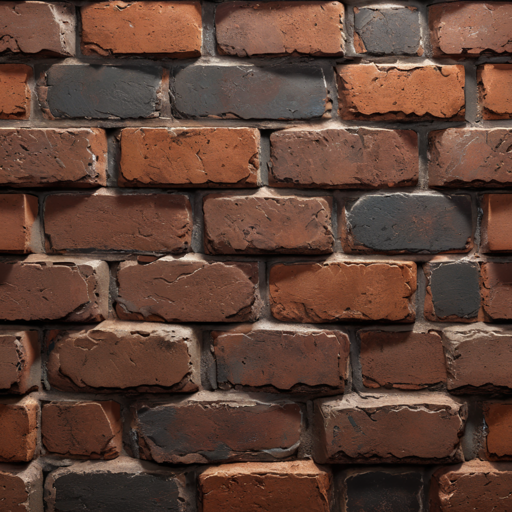 Brown brick texture, seamless